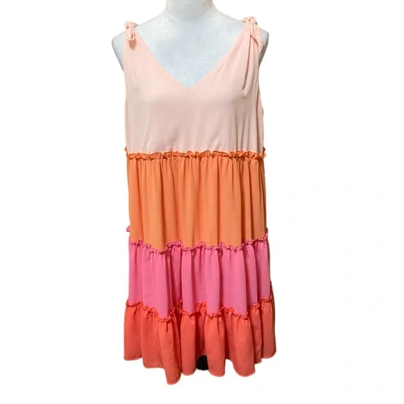 NWOT Hailey & Co Colored Block Dress - Picture 3 of 4